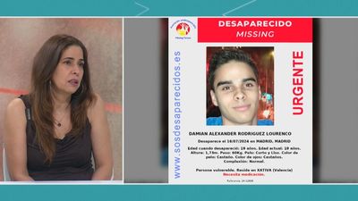Hablamos con la madre de Damián, un joven desaparecido en Xátiva que fue visto por última vez en Madrid