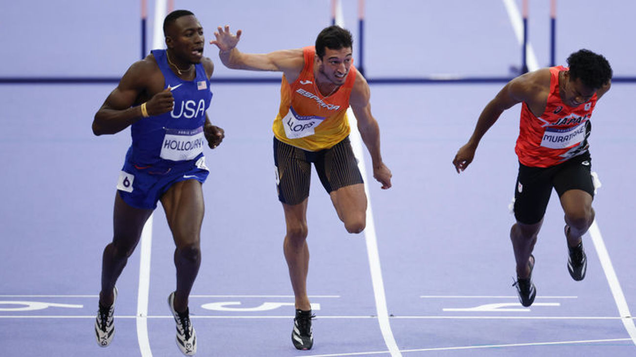 Quique Llopis, a la final de 110 vallas