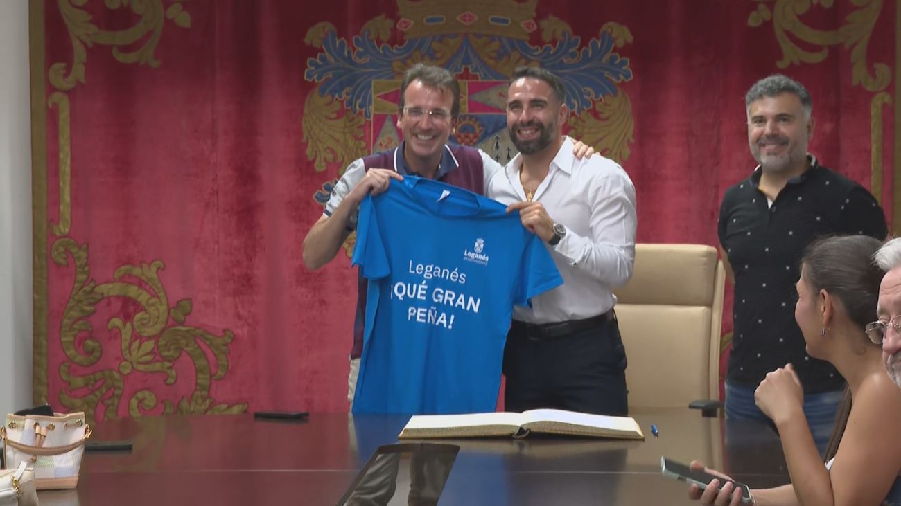 Leganés homenajea al futbolista Dani Carvajal: "Mis raíces son pepineras"
