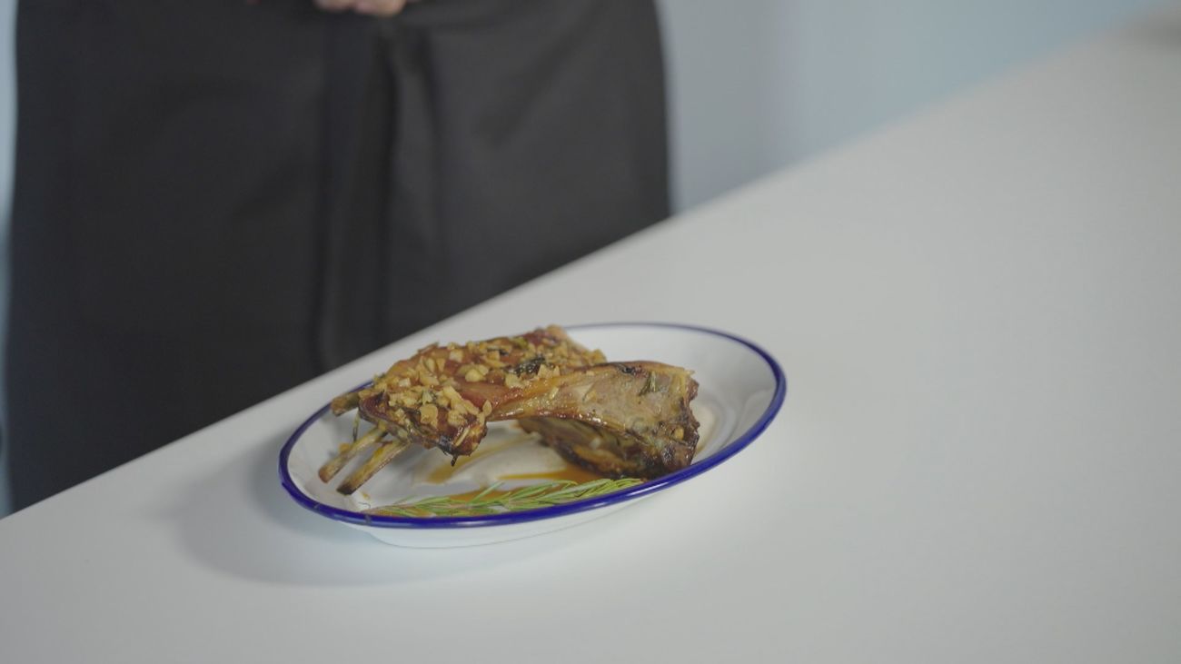 Carré de cordero a la miel en Alcobendas