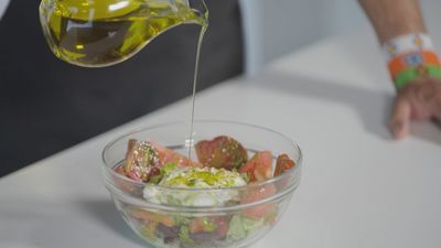 Sabor a Madrid: Ensalada de pecorata en Fuente el Saz de Jarama