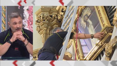 Juan Miguel Gil, el bombero que bajará este año la Virgen de la Paloma: "Se lo voy a dedicar a mis padres fallecidos"