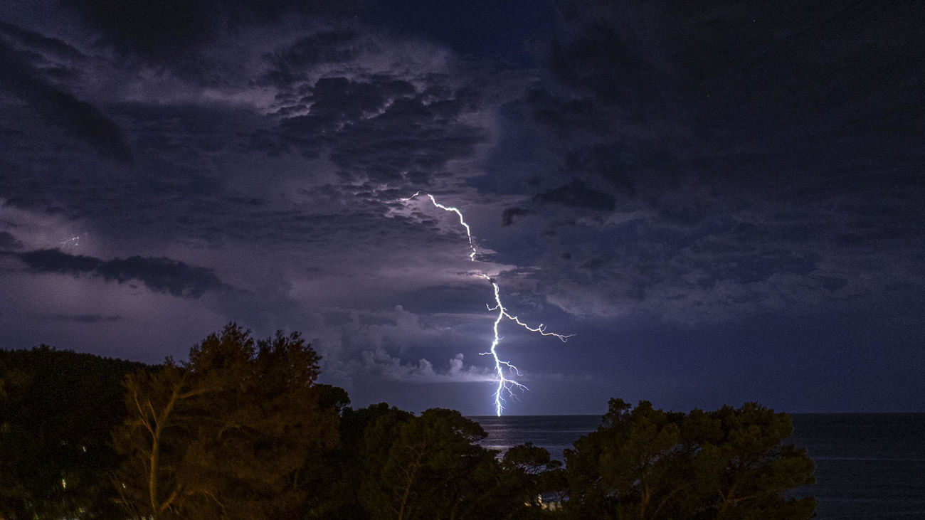 Tormenta eléctrica en Baleares