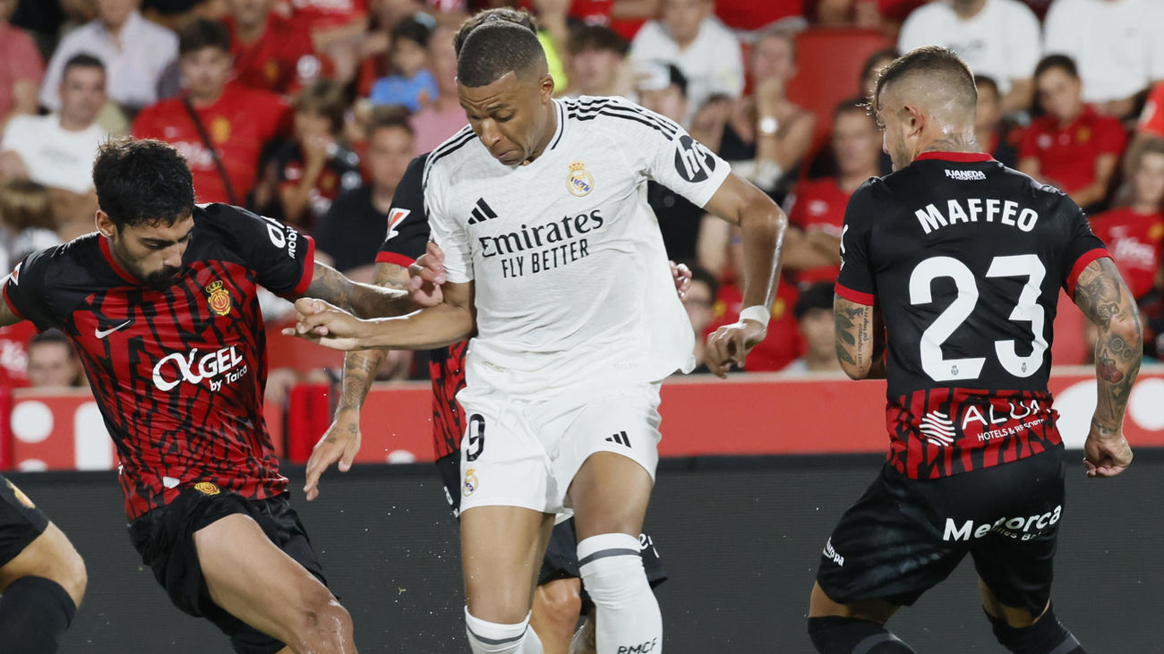 Mbappé, entre tres rivales del Mallorca
