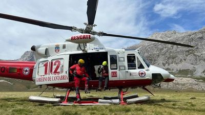 Rescatan a un senderista madrileño en Picos de Europa