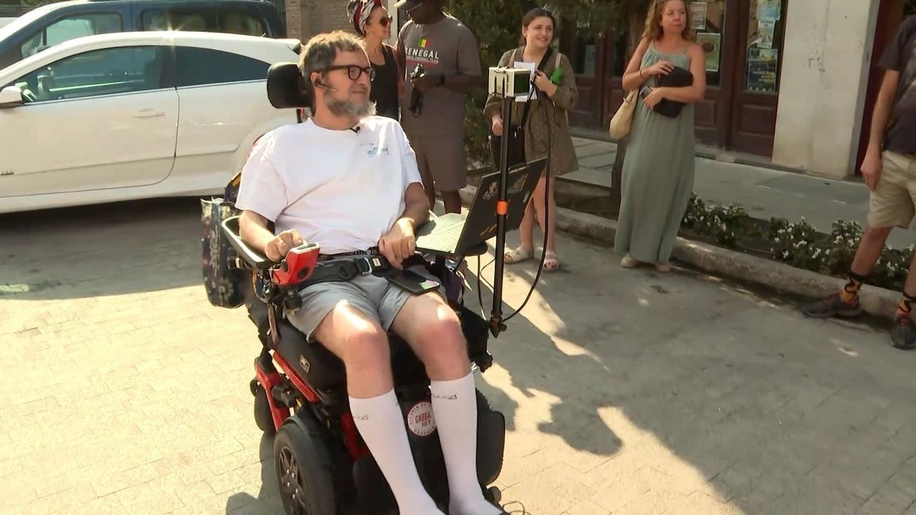 Un sensor en una silla de ruedas permite a personas con ELA reconstruir en 3D espacios arquitectónicos