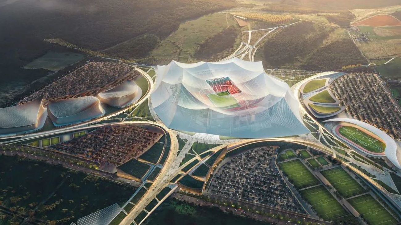 Así es el megaestadio con el que Marruecos quiere quitar al Bernabéu la final del Mundial 2030