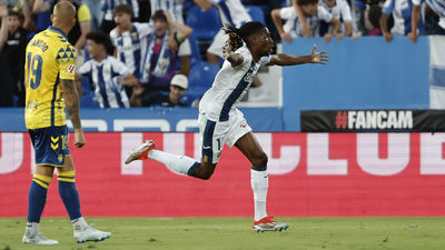 2-1. Butarque disafruta del Leganés ante Las Palmas