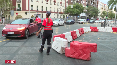 Estos son los cortes y modificaciones de tráfico por obras en las  zonas de Atocha, Bernabéu y Chamartín