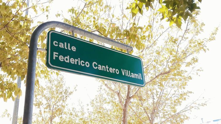 Calle de Federico Cantero Villamil en el polígono Las Nieves, en Móstoles / P.O.