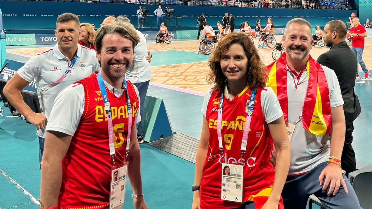 Isabel Díaz Ayuso en los Juegos Paralímpicos