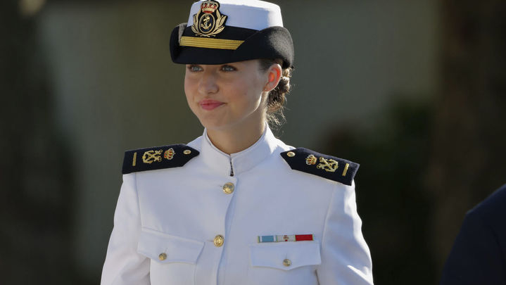Princesa Leonor ingresa en la Escuela Naval Militar de Marín / EFE