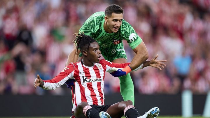 Juan Musso y Nico Williams / Telemadrid