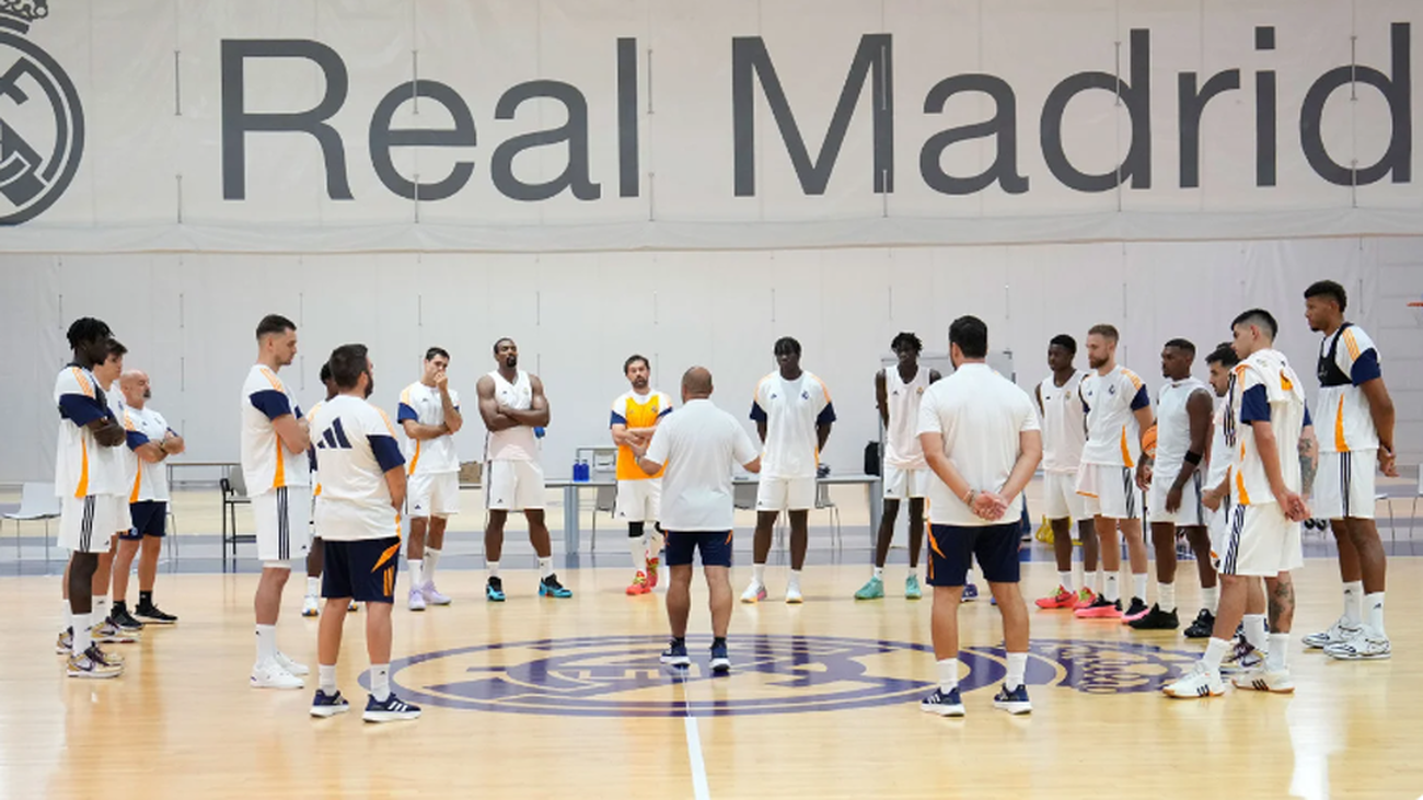 El Real Madrid de baloncesto inicia la pretemporada