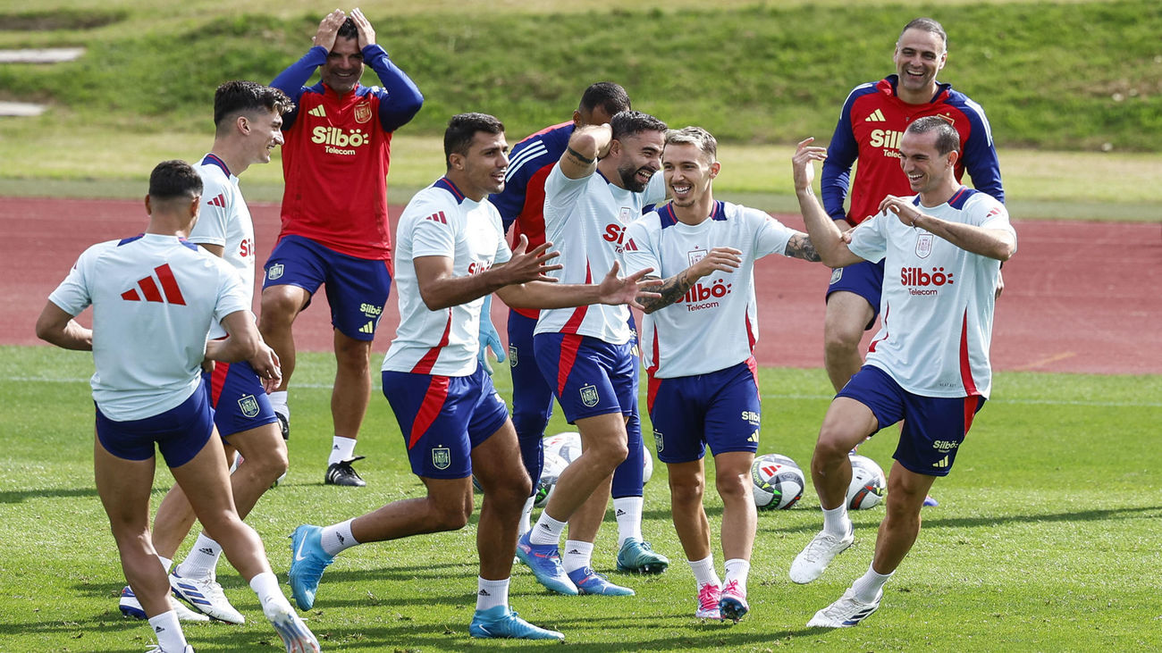 España cierra en Madrid la preparación del partido contra Serbia