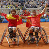 Dani Caverzaschi y Martín de la Puente ganan un bronce histórico en tenis en silla