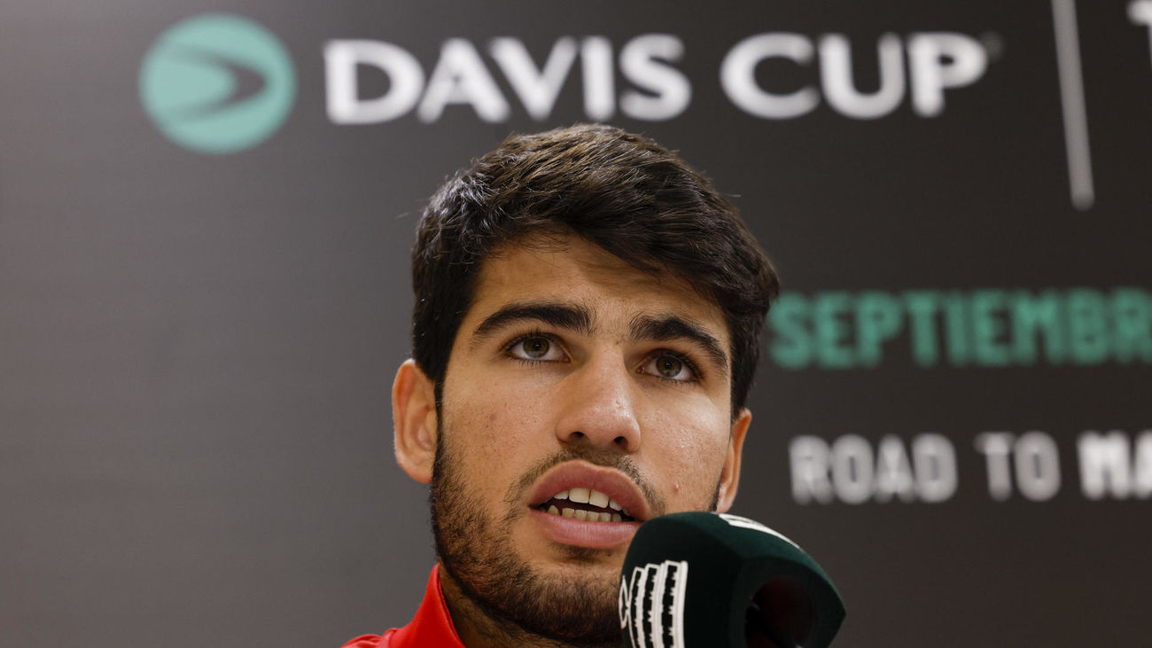 Alcaraz, motivado para jugar la Copa Davis en casa