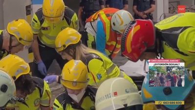 Herido de gravedad un obrero al caerle encima un contrapeso metálico en Tetuán