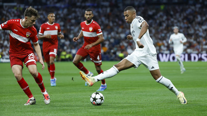 Mbappé ante el Stuttgart / EFE