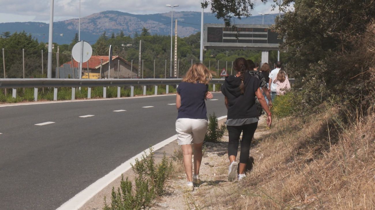 Torrelodones relama al Gobierno más seguridad en la vía de servicio de la A-6