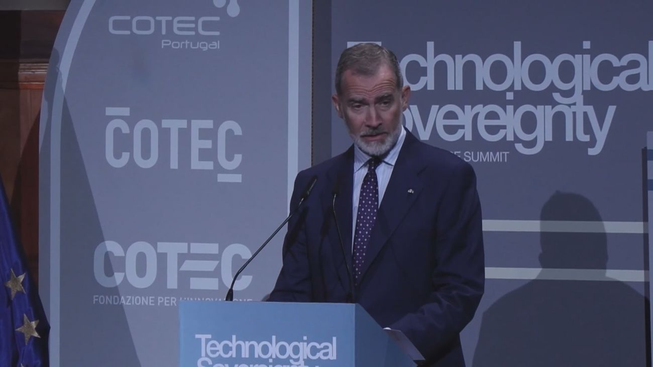 Felipe VI aboga por una Europa que trabaje "con firmeza" en la reactivación tecnológica