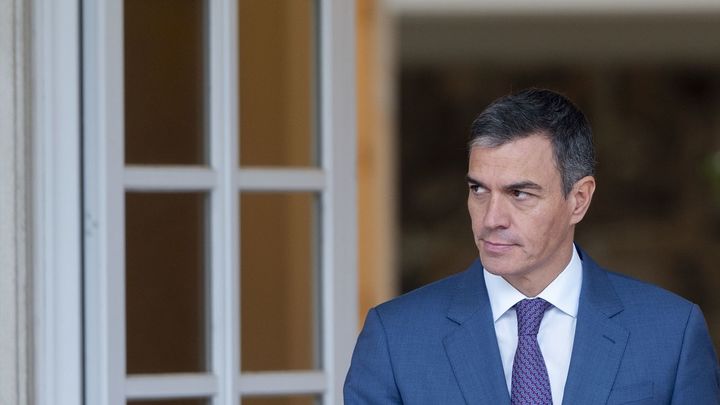 Pedro Sánchez en el Palacio de la Moncloa