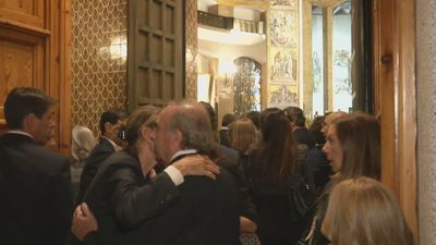 Familiares y amigos despiden a Caritina Goyanes