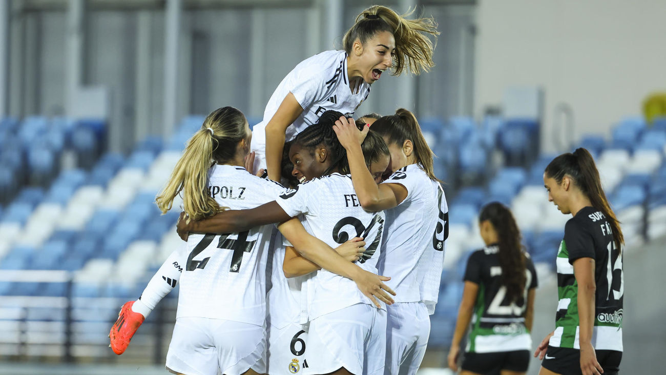 3-1. El Real Madrid alcanza la fase de grupos de la Champions femenina