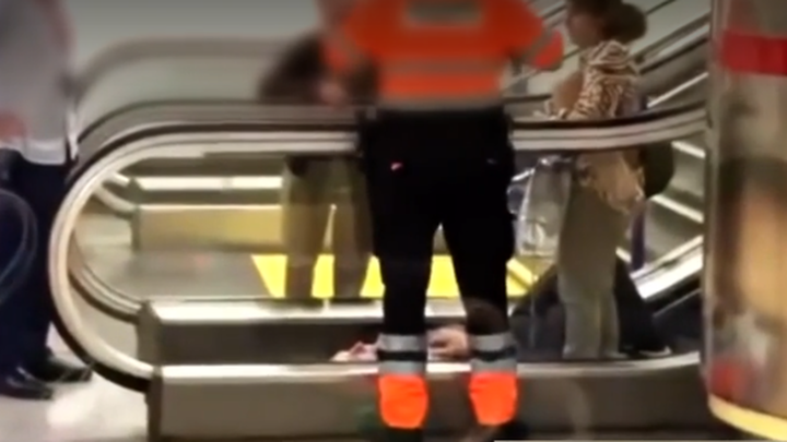 Ortega Cano, en el suelo / TWITTER