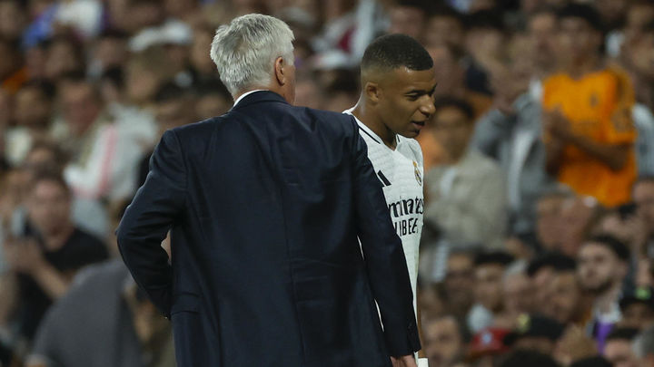 Ancelotti y Mbappé / EFE