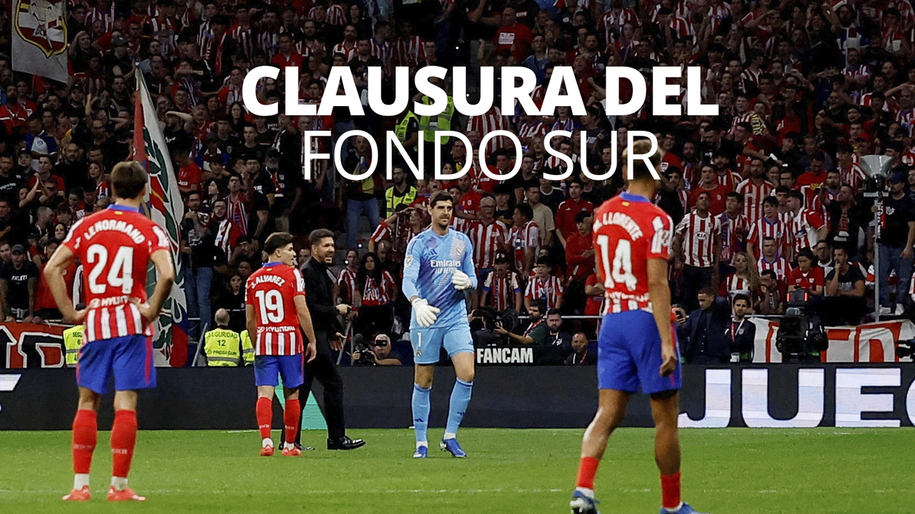 Competición cierra el fondo del Frente Atlético durante tres partidos