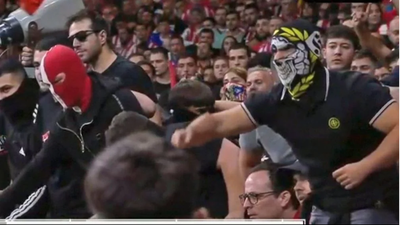 El Atlético identifica a dos encapuchados y los expulsa por los incidentes del derbi