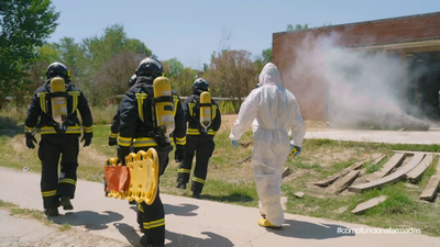 Participamos en una descontaminación química con la UME