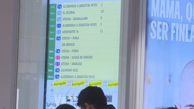 Retrasos en las líneas C3 y C4 de Cercanías tras la avería de un tren en el túnel de Sol