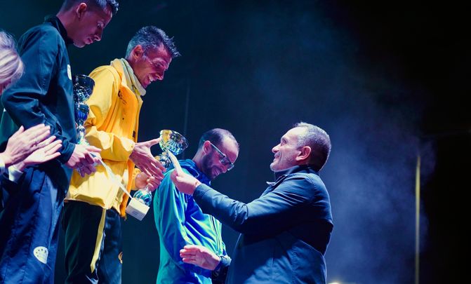 Podio de la Media Maratón Nocturna de Móstoles / AYUNTAMIENTO DE MÓSTOLES