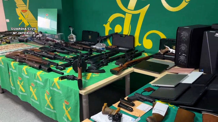 Operación Hervasio: más de 80 armas incautadas / Guardia Civil