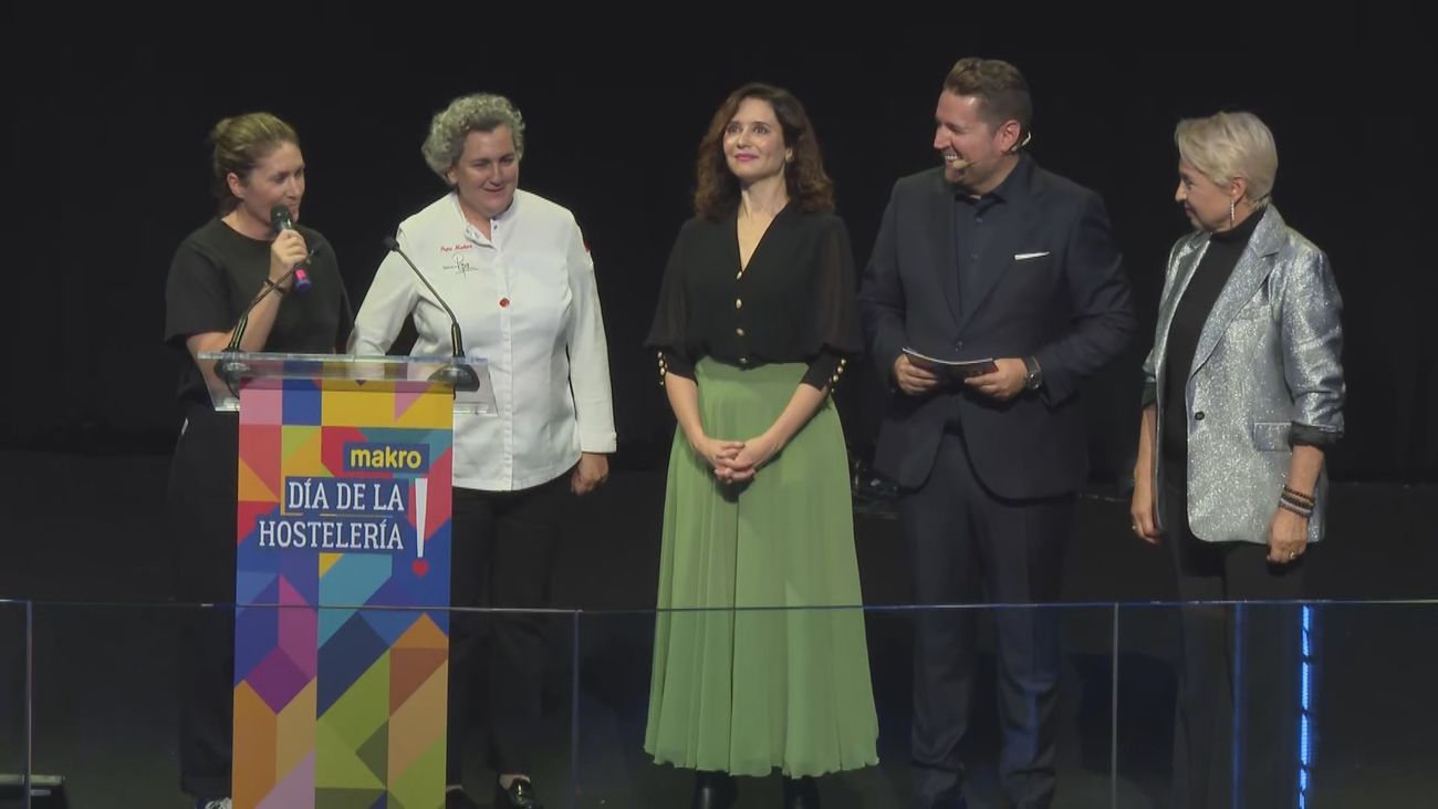 Ayuso reconocida por su apoyo a la Hostelería