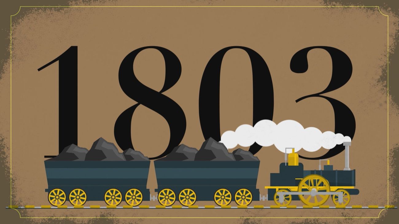 A todo vapor:  Los primeros pasos del tren en España