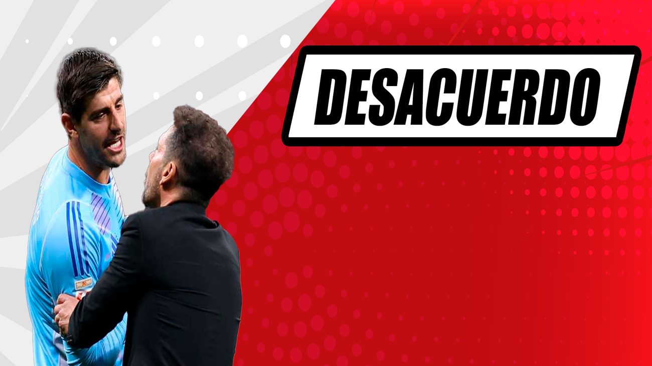 Courtois responde a Simeone: "Tengo otra idea de lo que es una provocación"