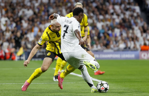 Vinicius ante el Borussia Dortmund / EFE