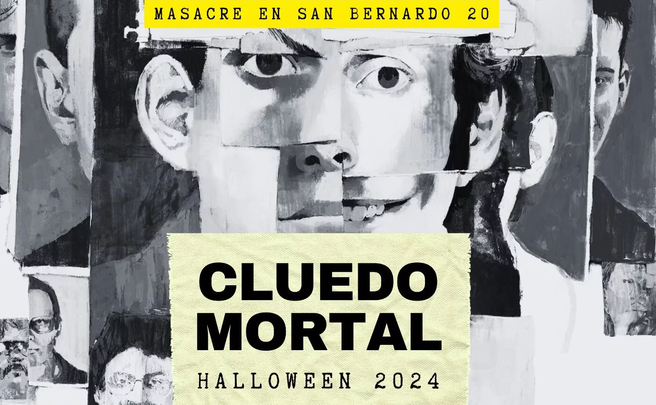 Cartel Cluedo Mortal / Visita Madriz
