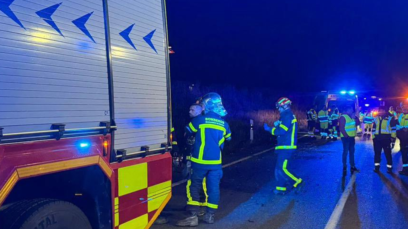 Muere un hombre en Ajalvir tras chocar frontalmente  su coche con un furgoneta