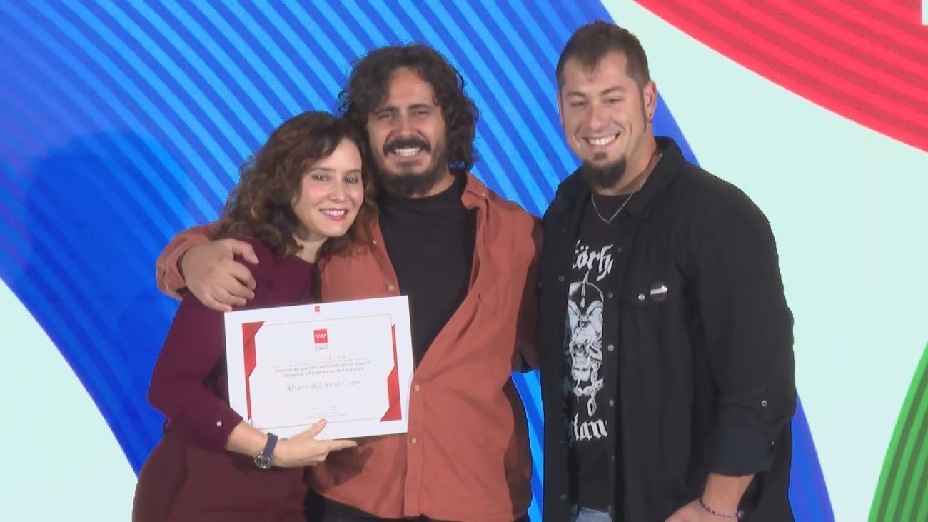 Ayuso homenajea a los deportistas madrileños en París 2024