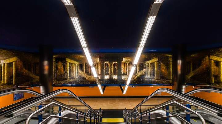Mural de la estación de metro de Hortaleza / METRO DE MADRID