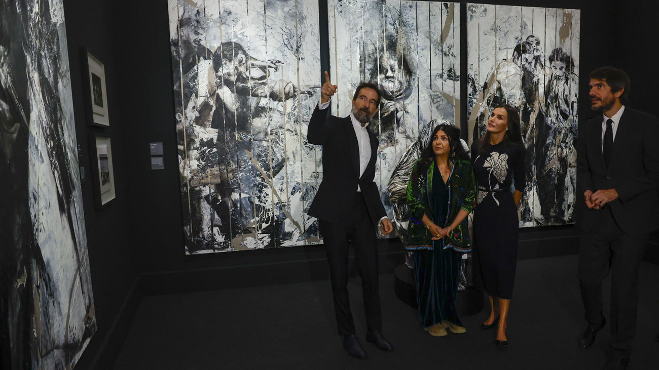 Lita Cabellut reinterpreta 'Los Disparates' de Goya en la Real Academia de San Fernando