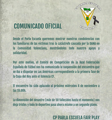 Comunicado del Parla Escuela / @ParlaEscuela