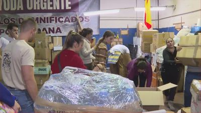 Madrid se vuelca con los afectados por la DANA