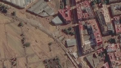 Imágenes  de satélite de Valencia,  con el antes y después tras el paso mortal de la DANA