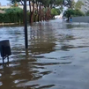 La lluvia torrencial anega Sitges, Barcelona, con varias calles cortadas y caída de árboles