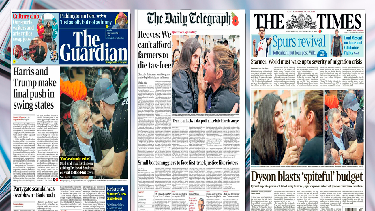 La tensión vivida en Paiporta, portada de toda la prensa internacional